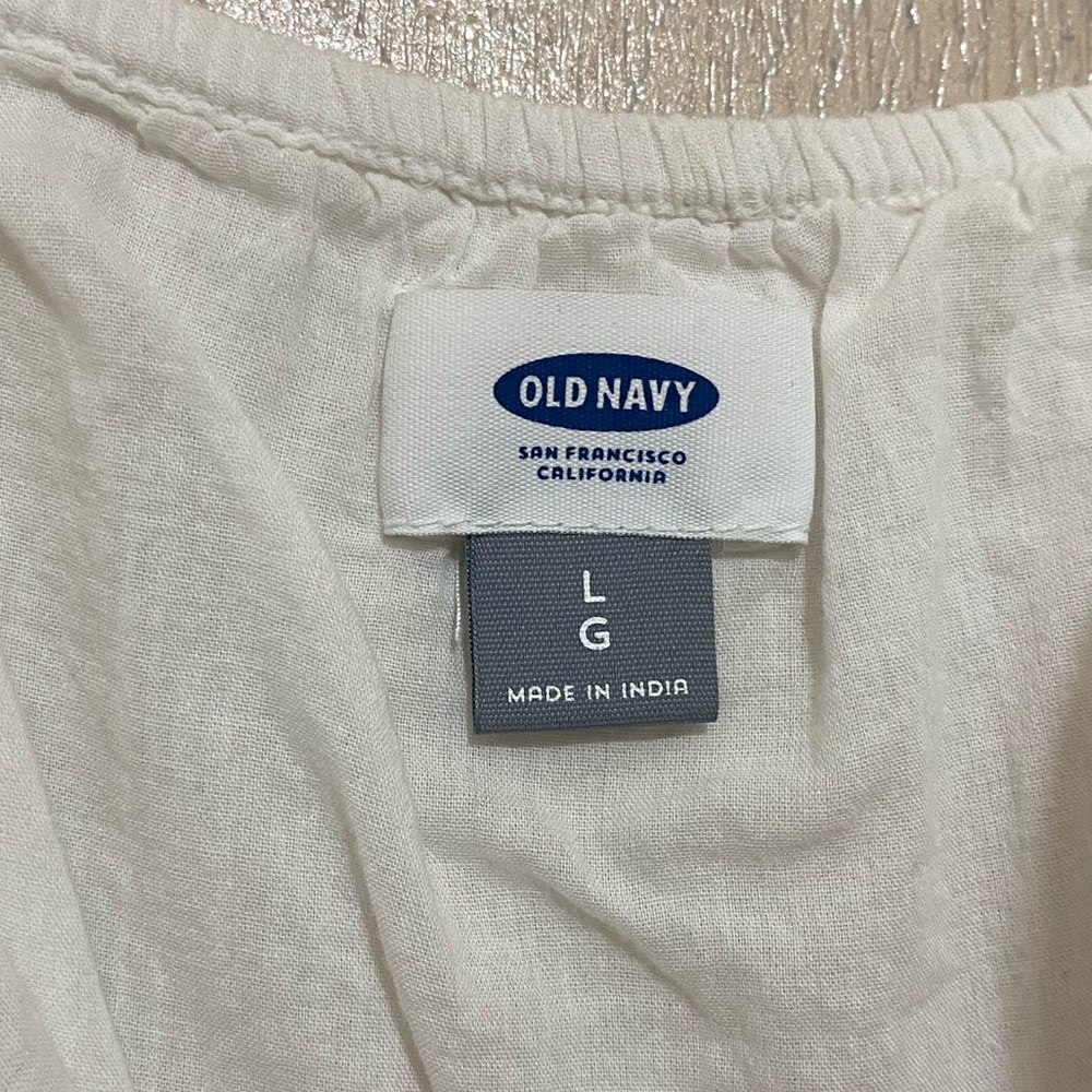 ☀️ White Sun Dress - Old Navy - Size L - Picture 3 of 5